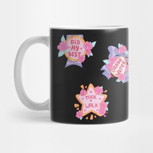 Self care stickers Mug